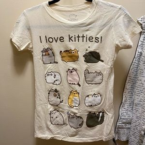 Pusheen Kittens shirt Teen Girl Small